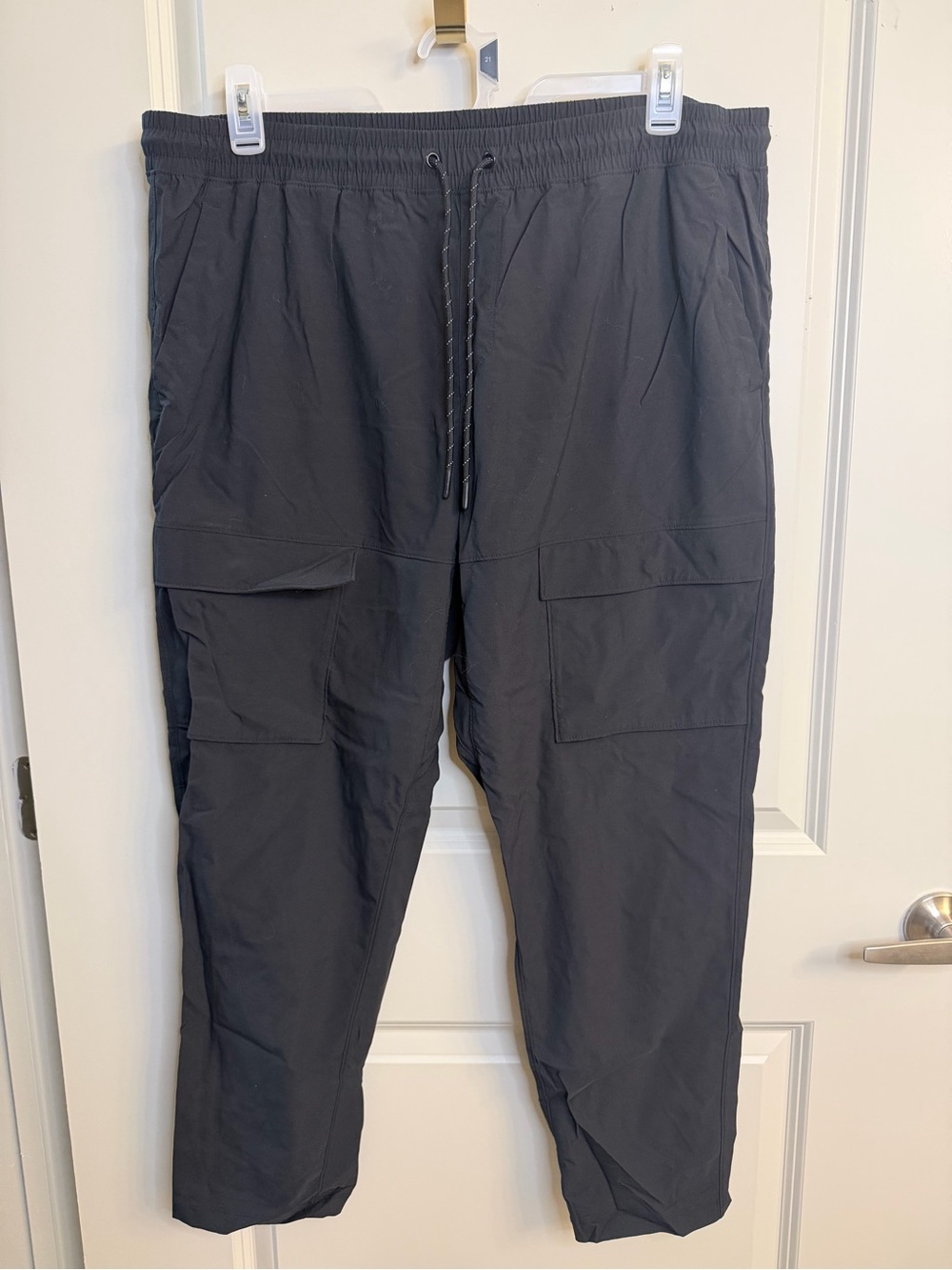 all in motion Black Cargo Jogger Pants with Drawstring